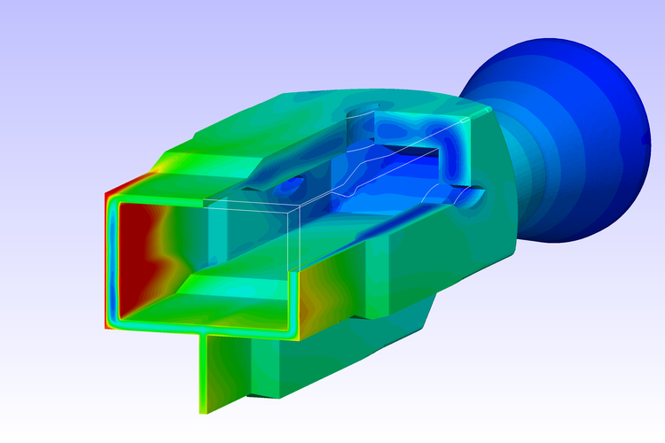 OpenFOAM-Simulation der Polymer-Extrusion – Extrusionswerkzeug 2